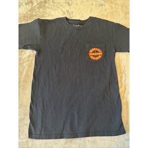 Volcom Shirt Mens Small Black Graphic Tee Skate Surf Streetwear Short Sleeve